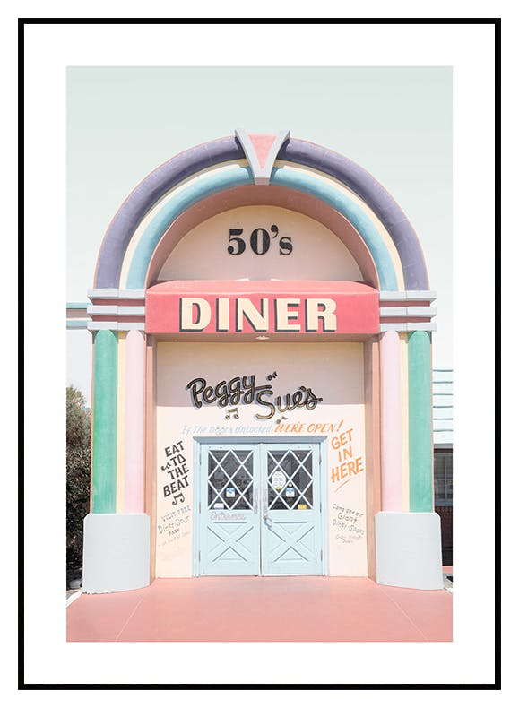 Peggy Sue's Diner Poster (50x70 cm) - Poster Store
