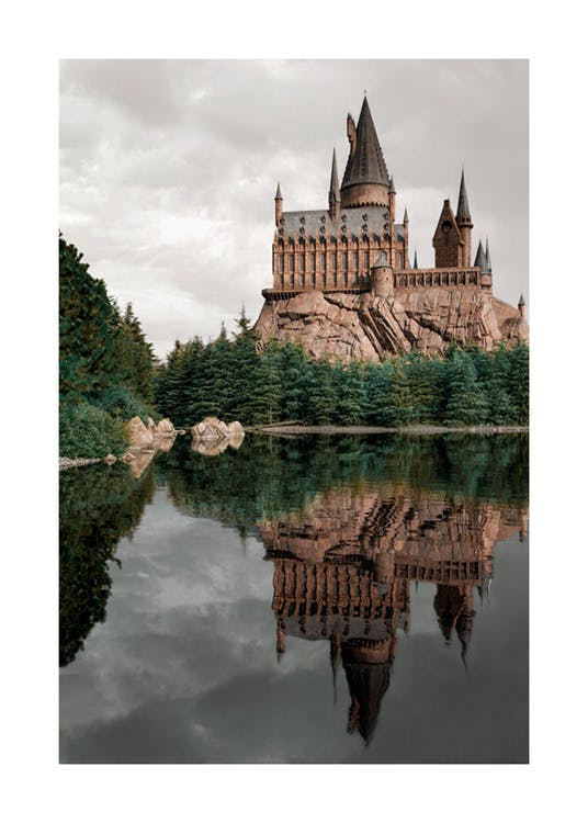 Poster di riflessione del castello magico 0