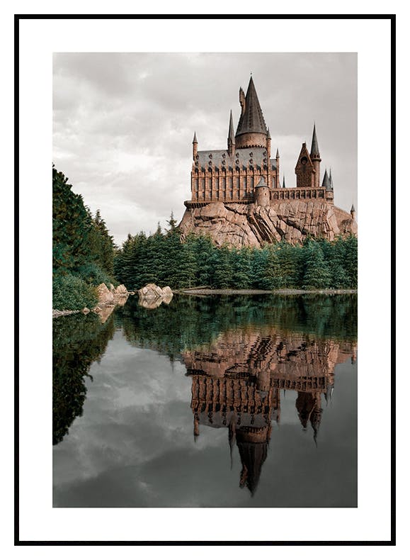 Magic Castle Reflektion poster (30x40 cm) - Poster Store