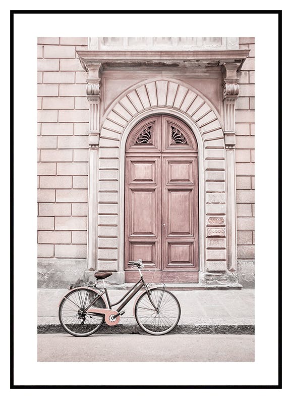 Pale Pink Facade Poster (30x40 cm) - Poster Store