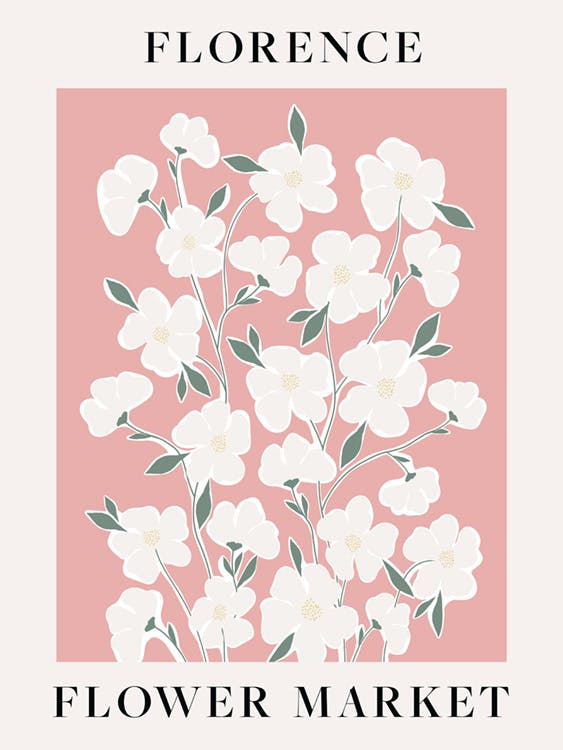 꽃 시장 포스터 0
