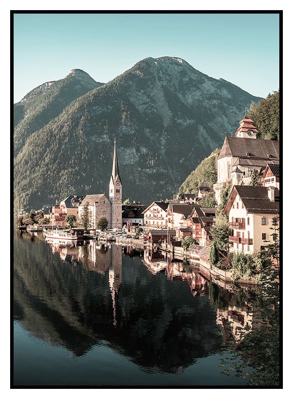 Hallstatt No3 Plakat (30x40 cm) - Poster Store