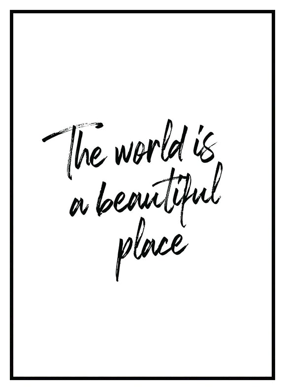 Beautiful Place (21x30 cm) - Poster Store