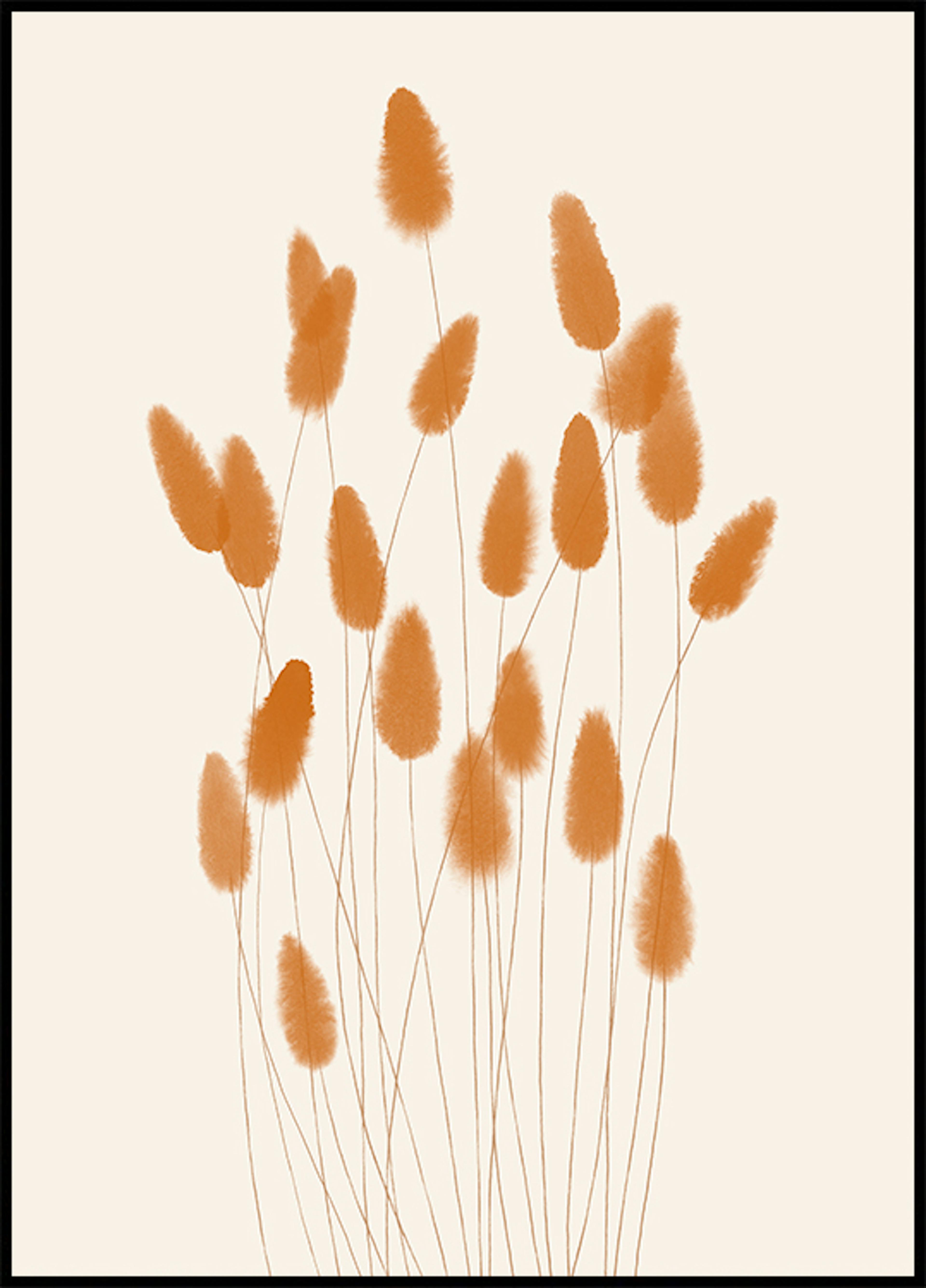 Aquarelle Reeds Poster 0