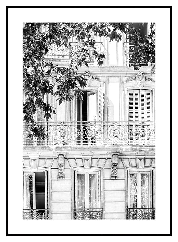 Monochromatyczny plakat elewacyjny (30x40 cm) - Poster Store