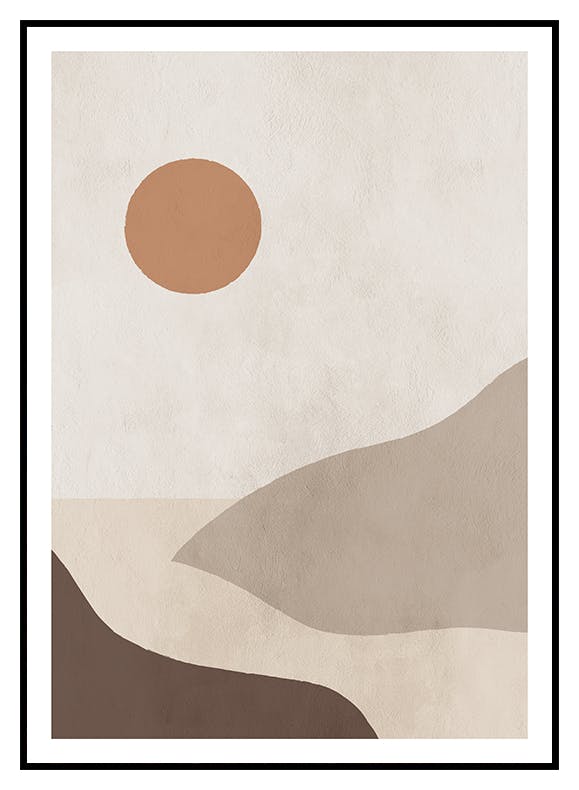 Landscape at Dawn Poster (30x40 cm) - Poster Store