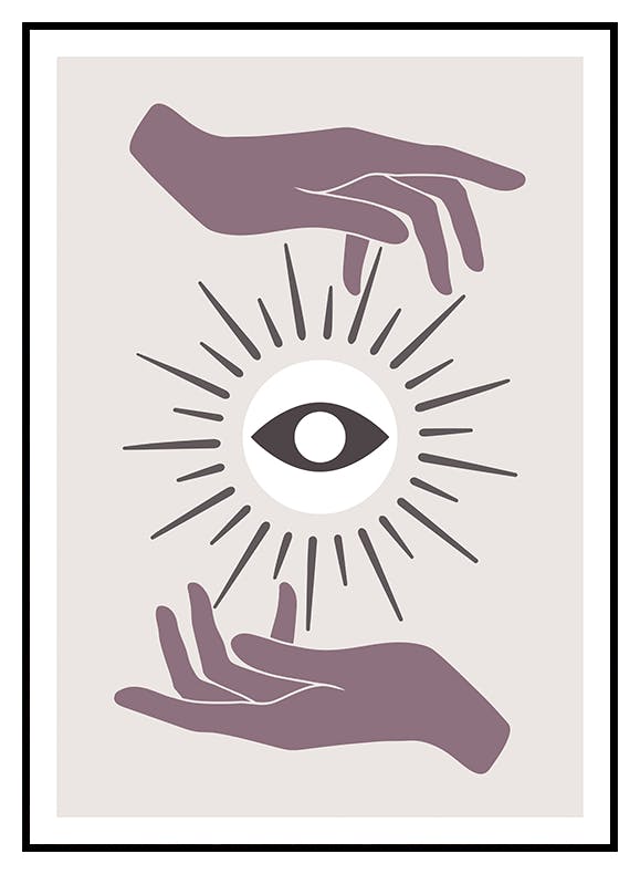 Se solen plakat (50x70 cm) - Poster Store