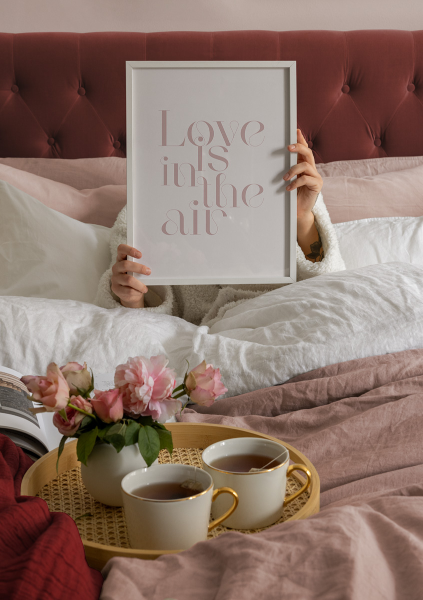is in Love Air print Poster the - Love