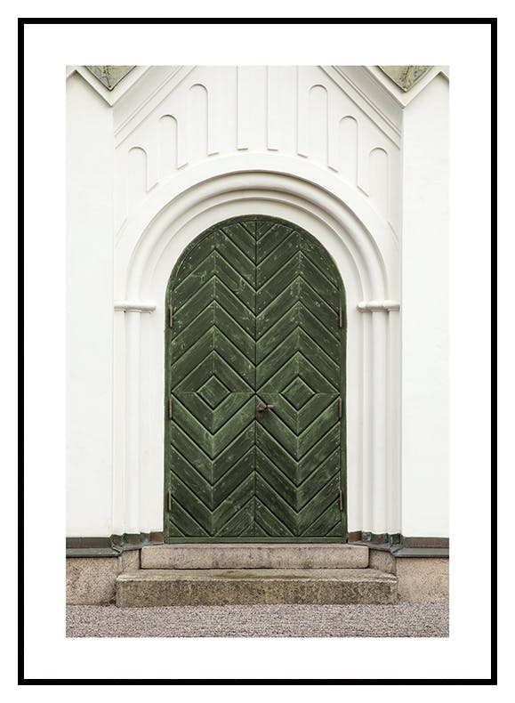 De Groene Deur Poster (50x70 cm) - Poster Store