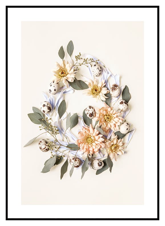 Prints Botanical Egg Shape Poster (21x30 cm) - Poster Store