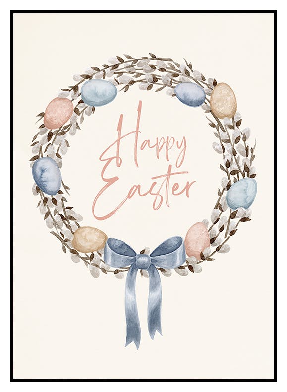 Happy Easter Poster (21x30 cm) - Poster Store