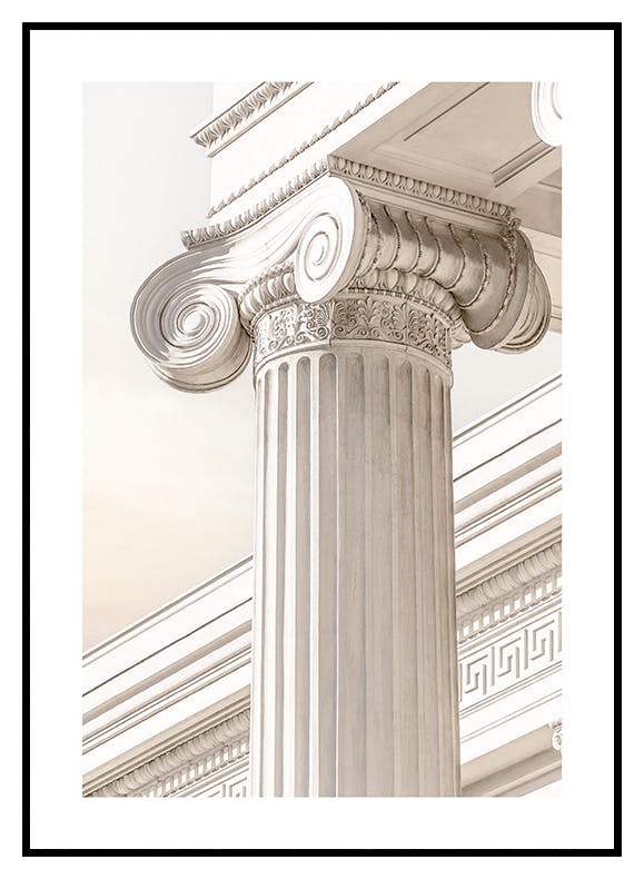 Řecký Sloup Plakát (30x40 cm) - Poster Store