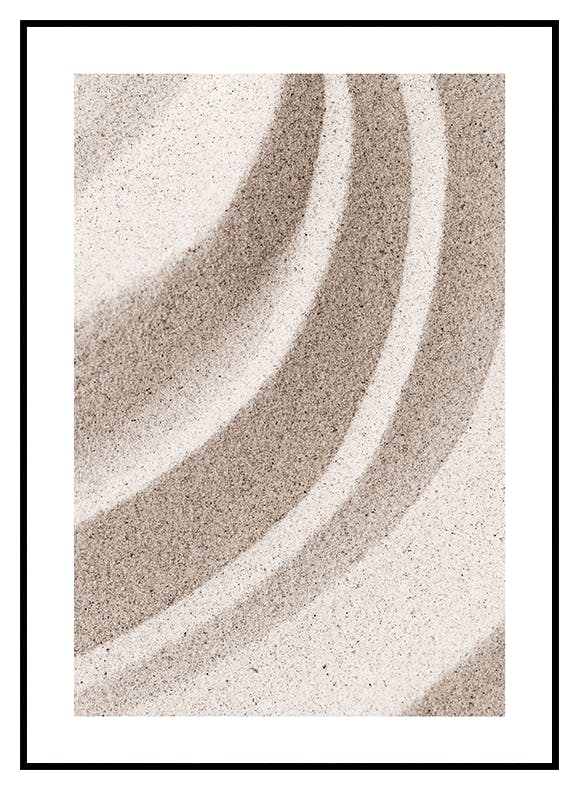 Sand Pattern plakat (50x70 cm) - Poster Store
