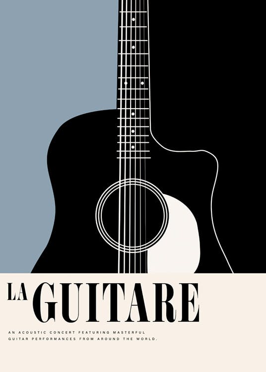La Guitare Plakat 0