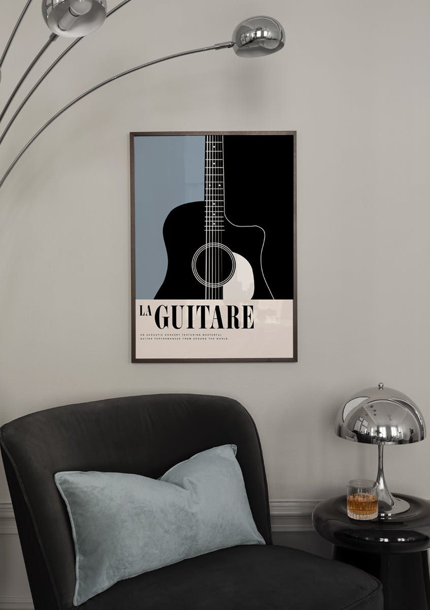 La Guitare Poster (50x70 cm) - Poster Store