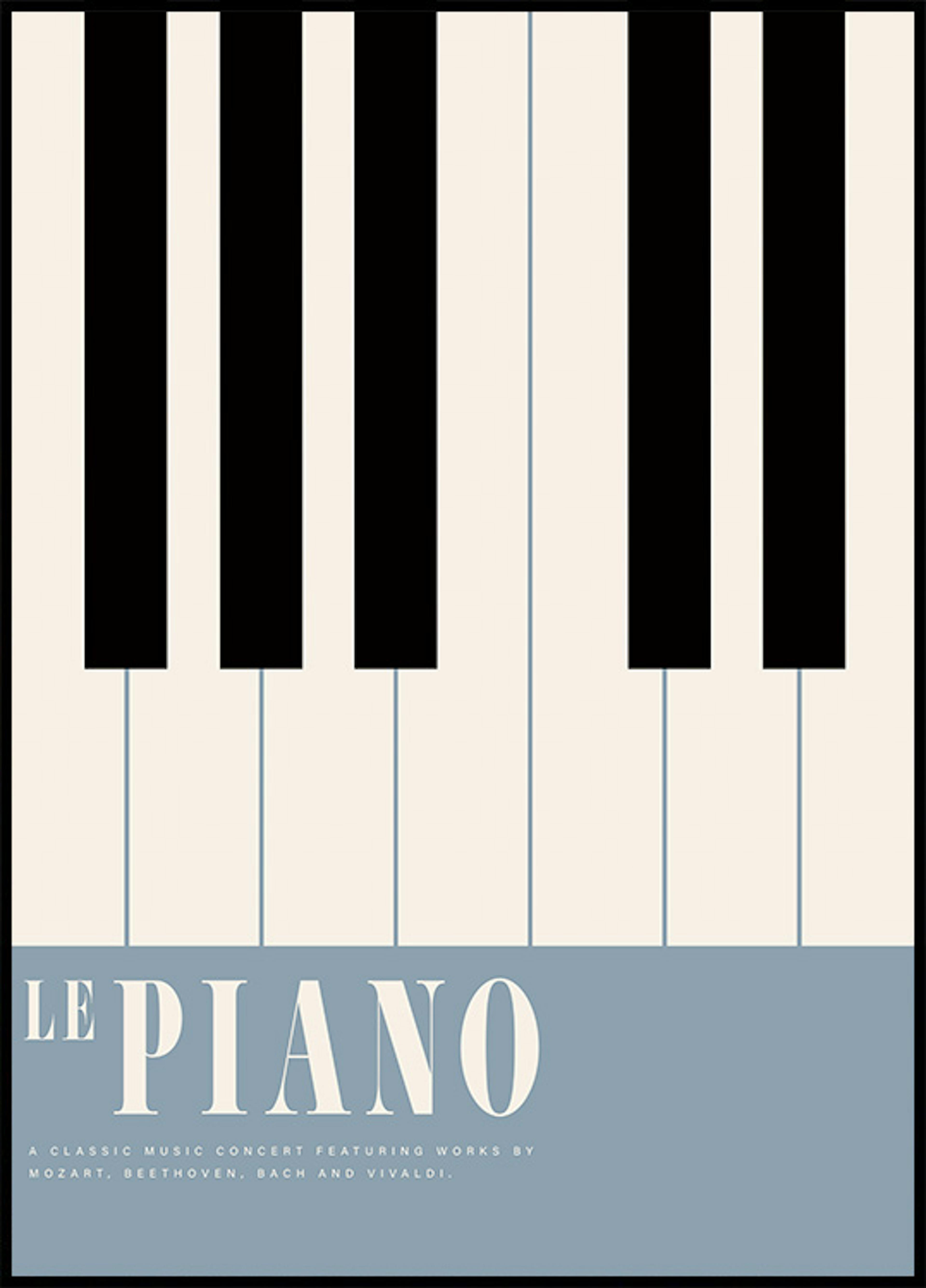 Le Piano Plakat 0
