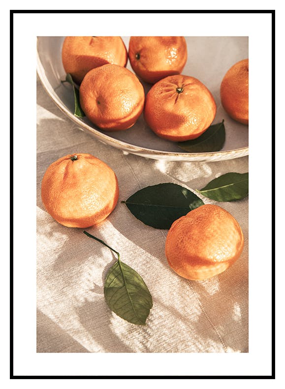 Sinaasappels in de Zon Poster (50x70 cm) - Poster Store