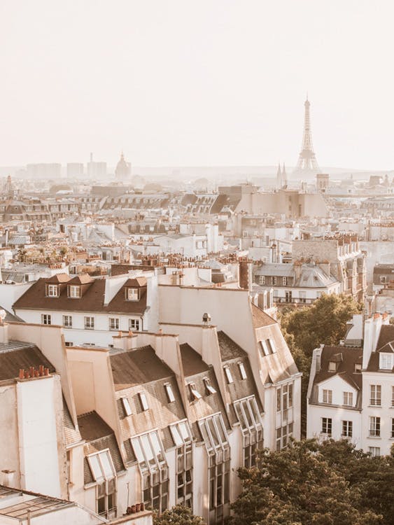 Střechy v Paříži Plakát 0