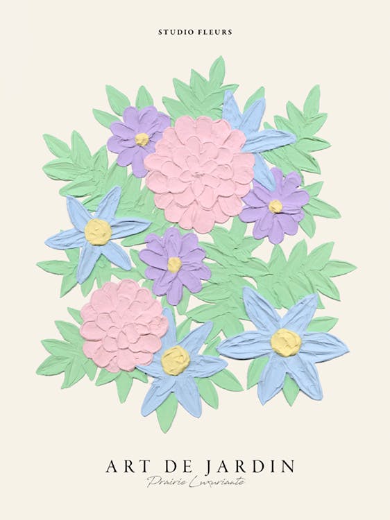 Diseño floral póster 0