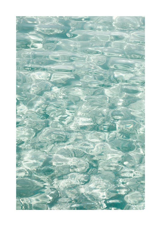 Agua cristalina póster 0