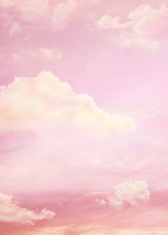 Różowe Chmury Plakat 0