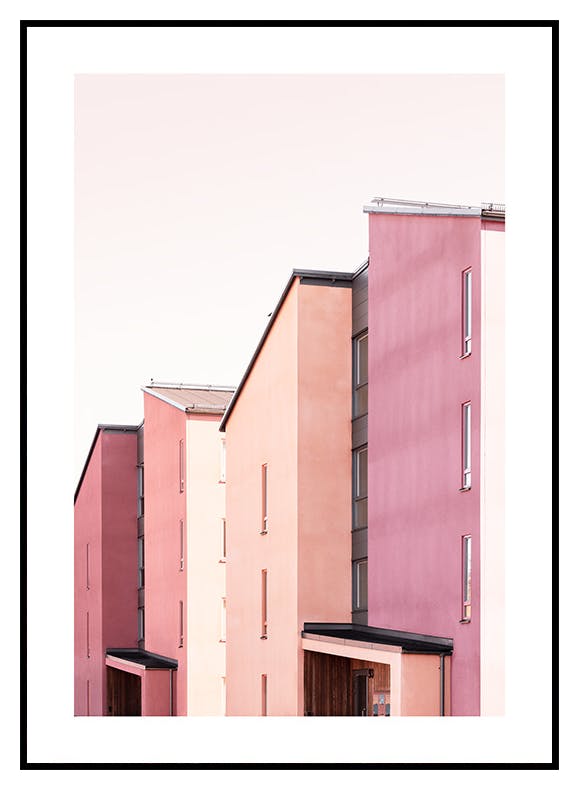 Tinten van Roze Poster (30x40 cm) - Poster Store