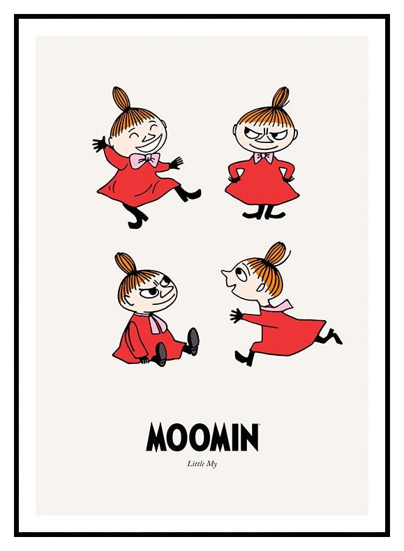 Muminki - Mała Mi Plakat (21x30 cm) - Poster Store