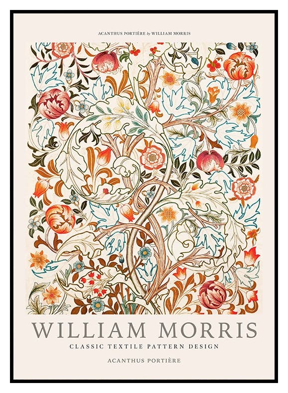 William Morris - Acanthus Portière Poster (50x70 cm) - Poster Store