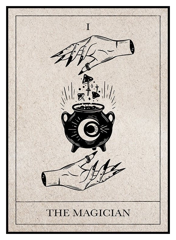 Mago Tarot Poster (30x40 cm) - Poster Store