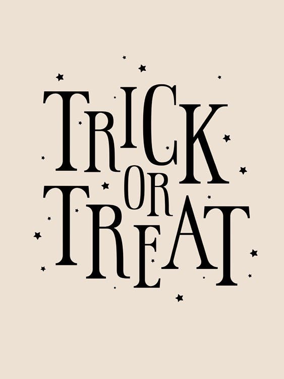 Trick-or-treat Poster 0