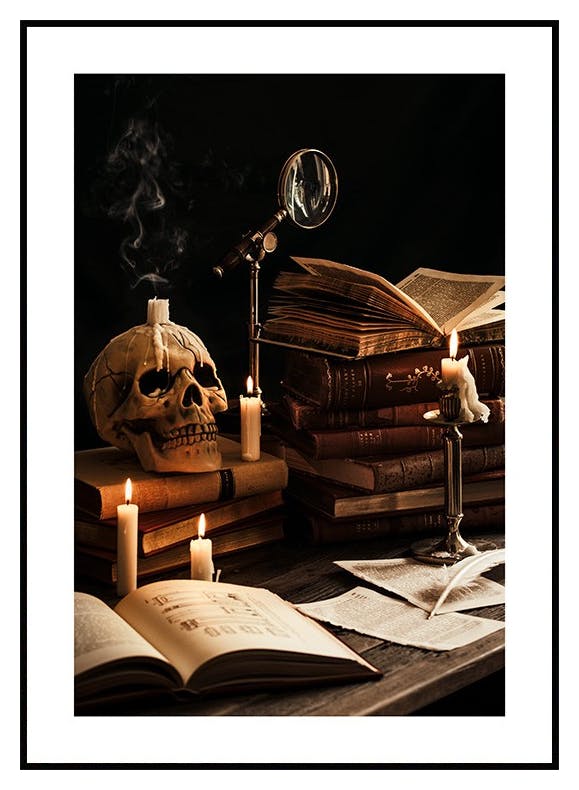 Tajemnicze miejsce pracy Plakat (50x70 cm) - Poster Store