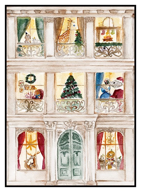 Casa Natalizia Poster (50x70 cm) - Poster Store