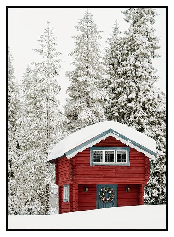 Baita Rossa Poster (50x70 cm) - Poster Store