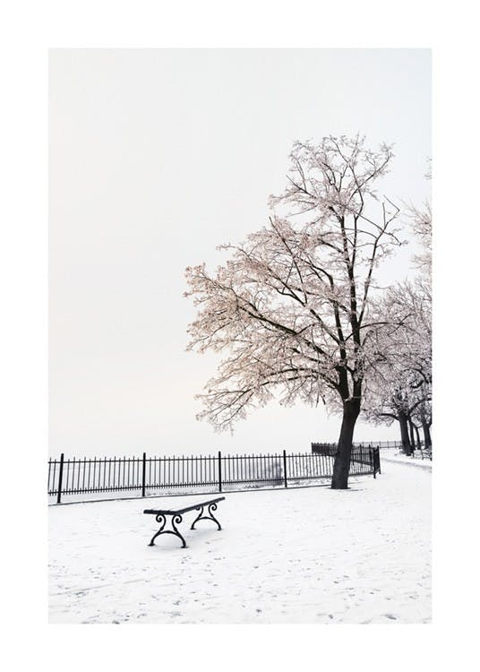 Winter Bench Poster 0