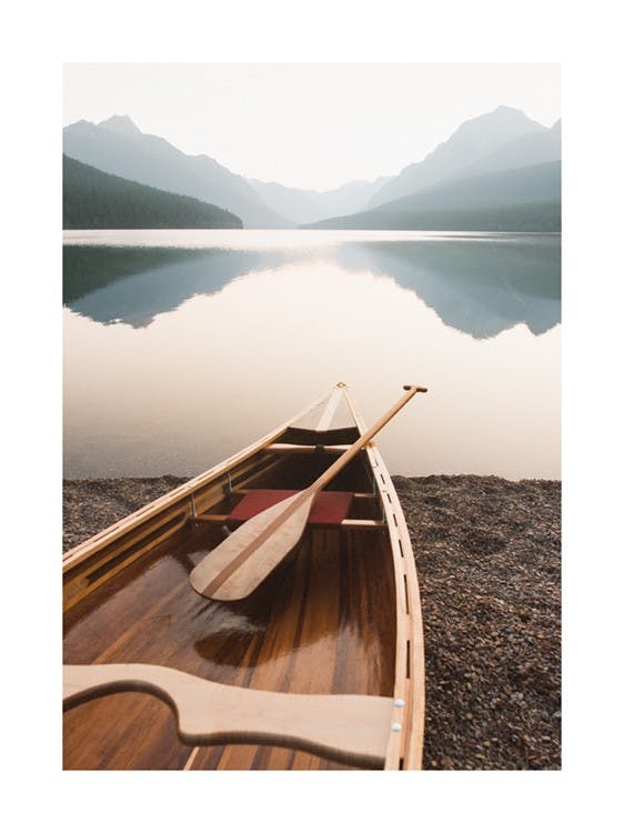 Wooden Canoe Poster 0