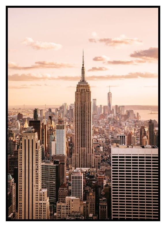Klassisk New York View No1 Poster (50x70 cm) - Poster Store