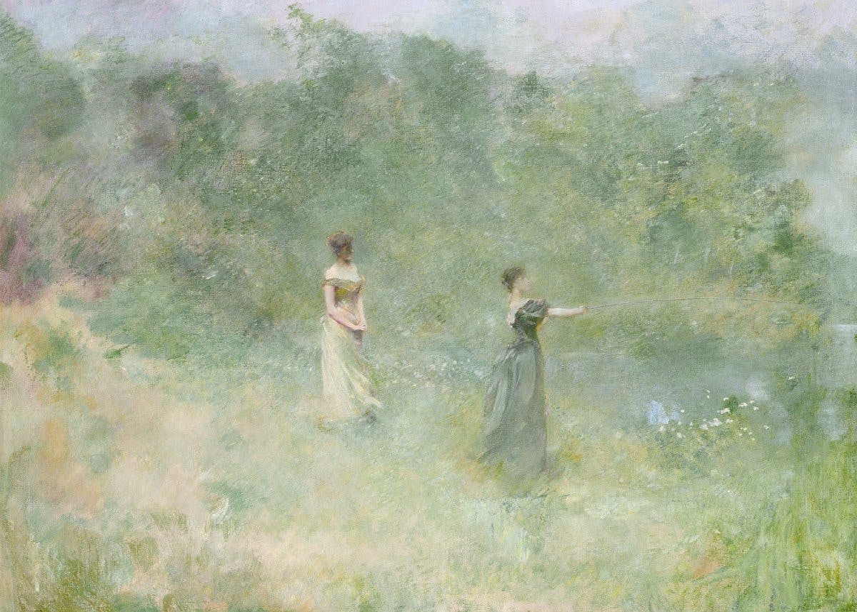 Thomas Wilmer Dewing – Sommer Poster 0