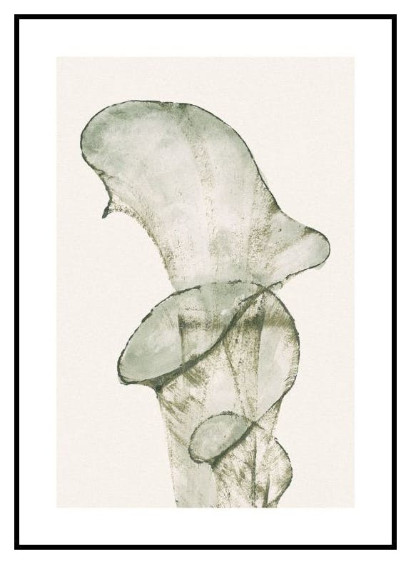 Zielona abstrakcja botaniczna Plakat (30x40 cm) - Poster Store