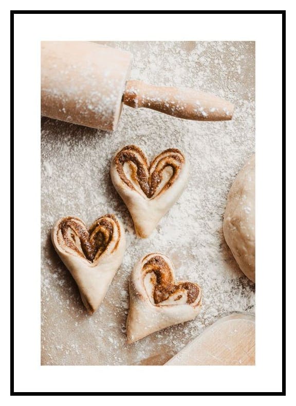Met liefde gebakken Poster (30x40 cm) - Poster Store