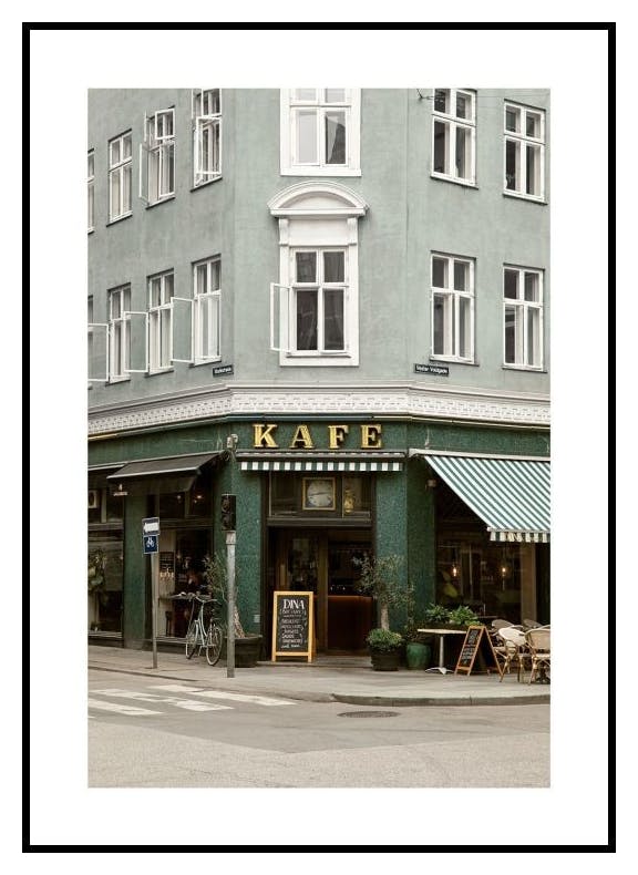 Lokales Café Poster (30x40 cm) - Poster Store