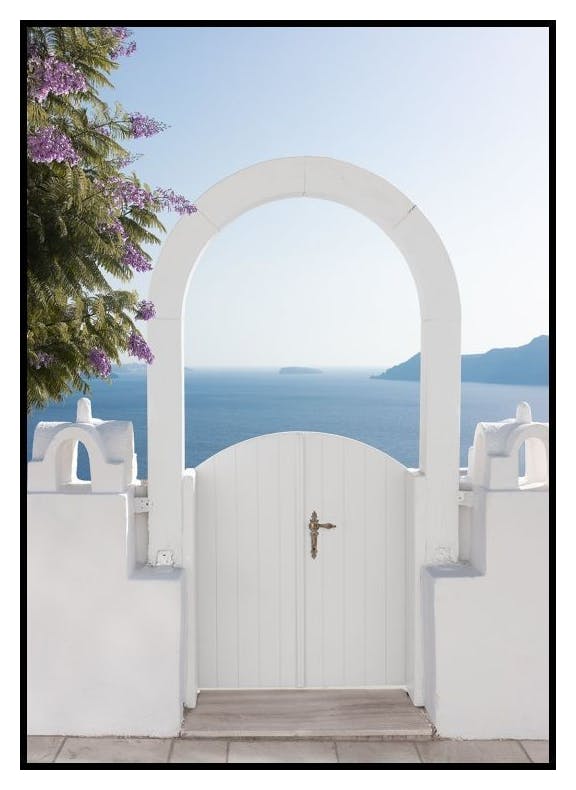 Mediterrane Pforte Poster (30x40 cm) - Poster Store