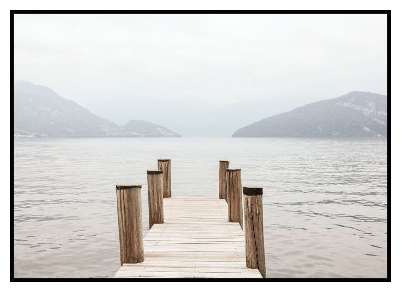 Spokojny Pomost Plakat (30x40 cm) - Poster Store