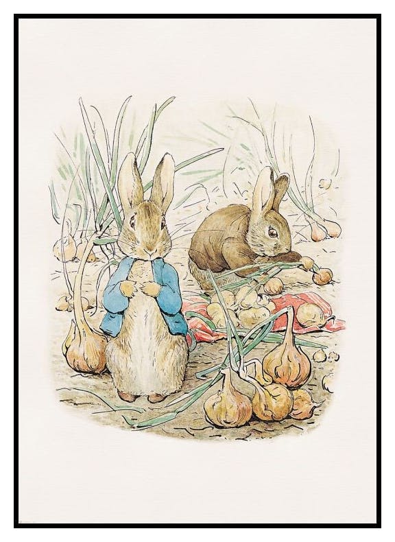 Peter Rabbit and Friends No1 Plakat (50x70 cm) - Poster Store