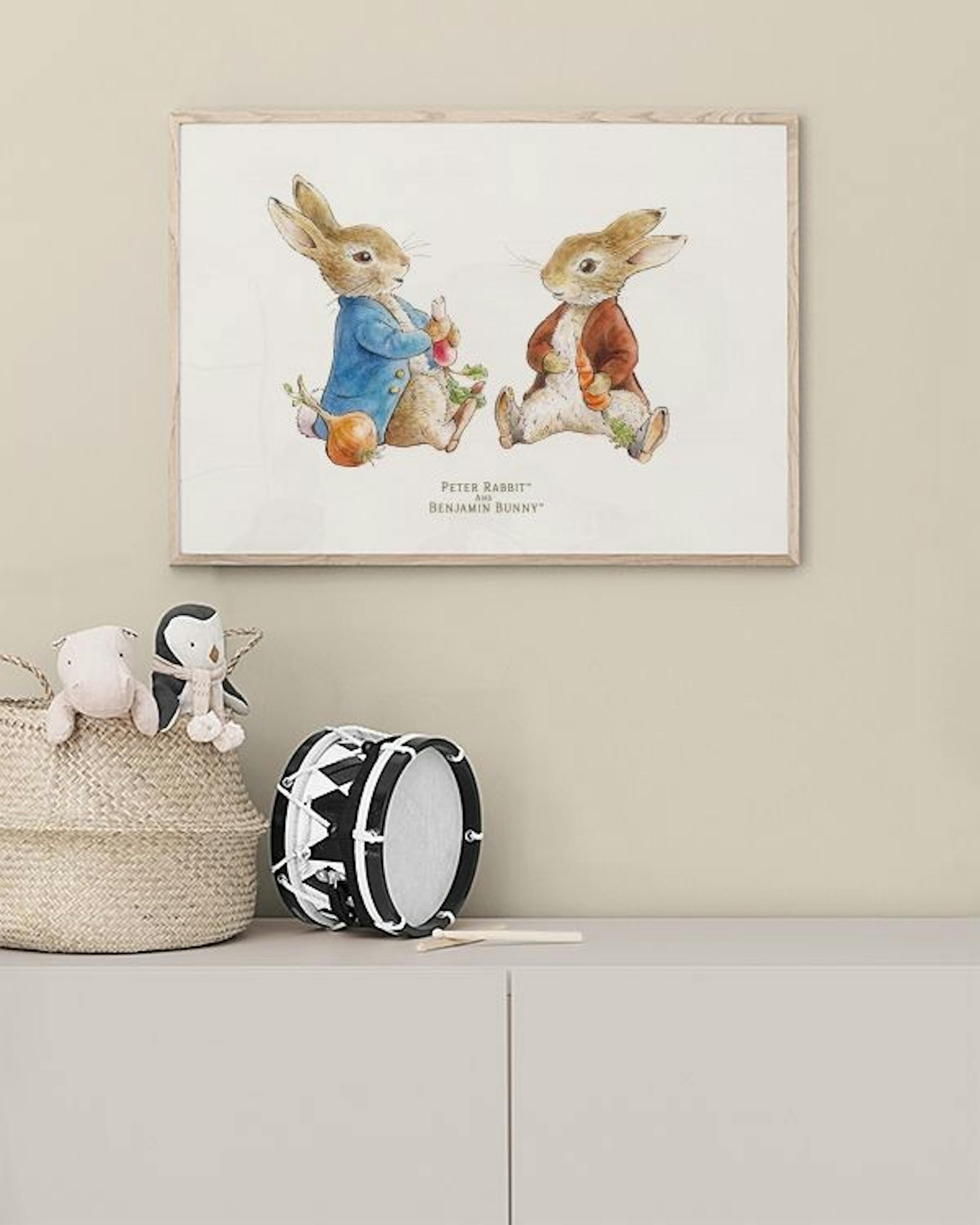 Peter Rabbit and Benjamin Bunny Poster thumbnail