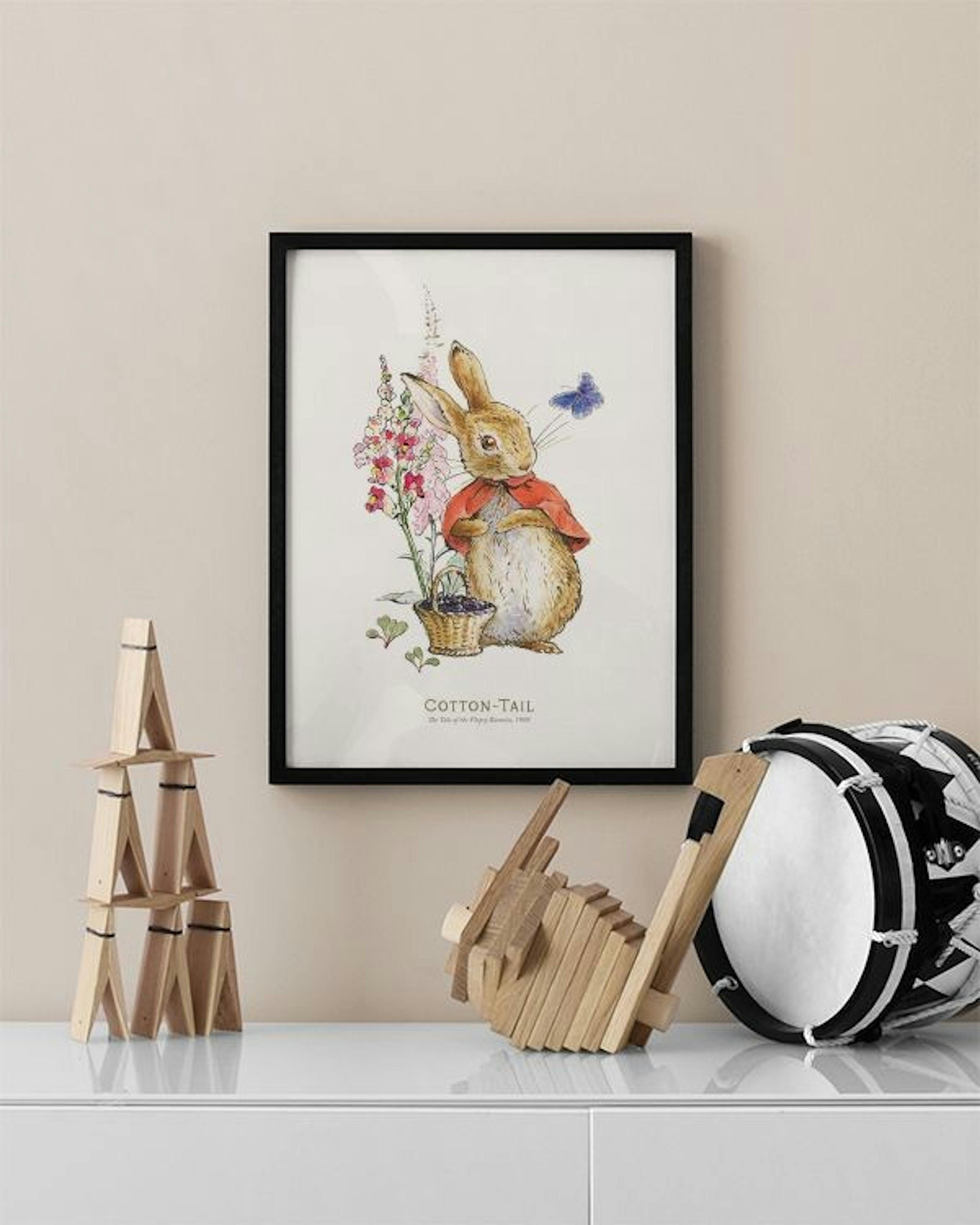 Peter Rabbit - Cotton Tail Illustration Poster thumbnail