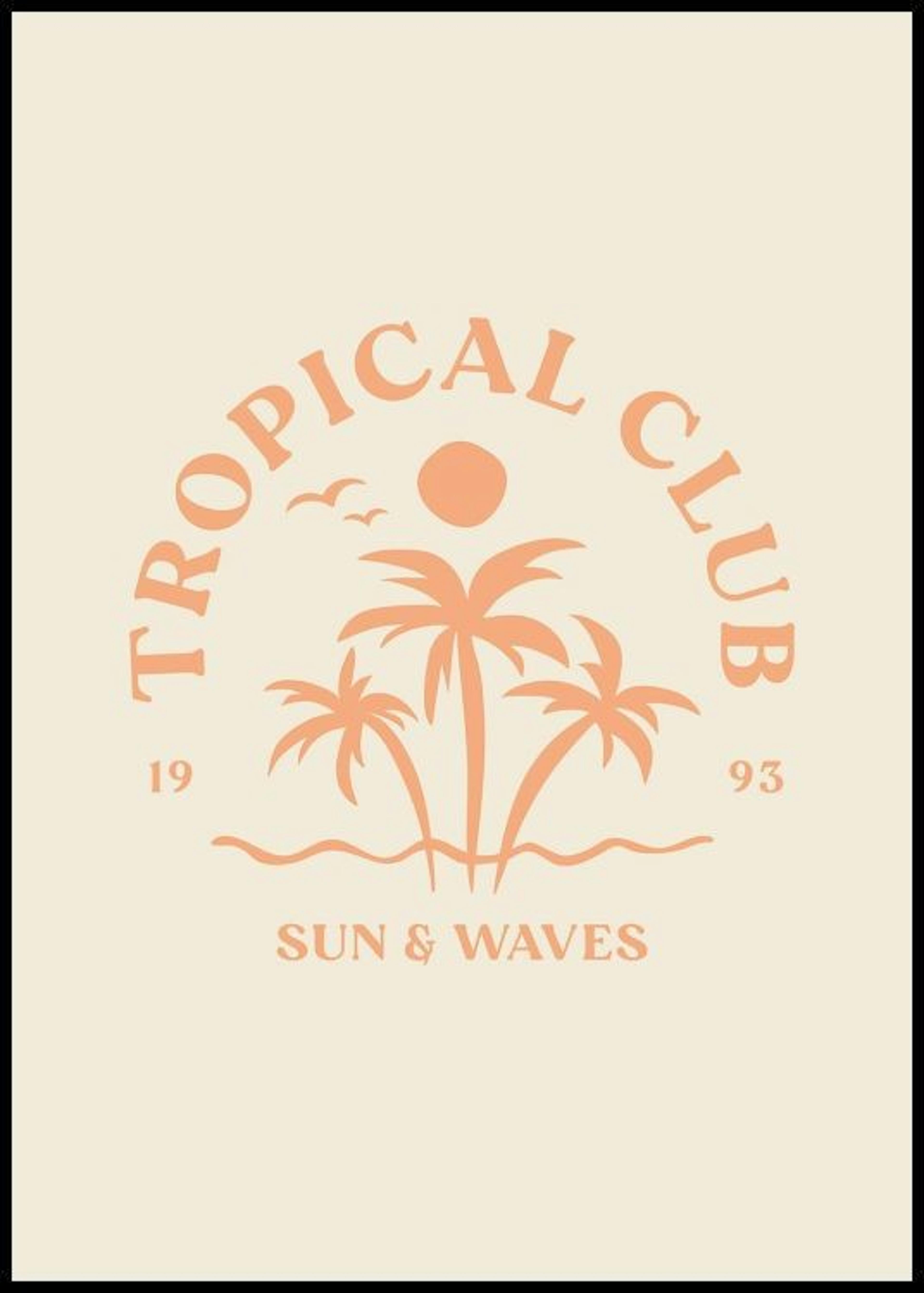 Tropisk Klubbplakat 0