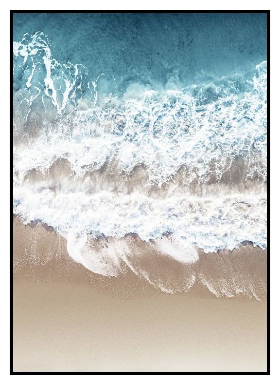 Onde Tropicali No2 Poster (30x40 cm) - Poster Store