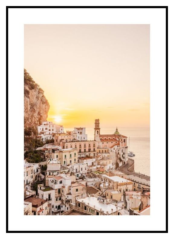 Italiaanse Zonsondergang Poster (30x40 cm) - Poster Store