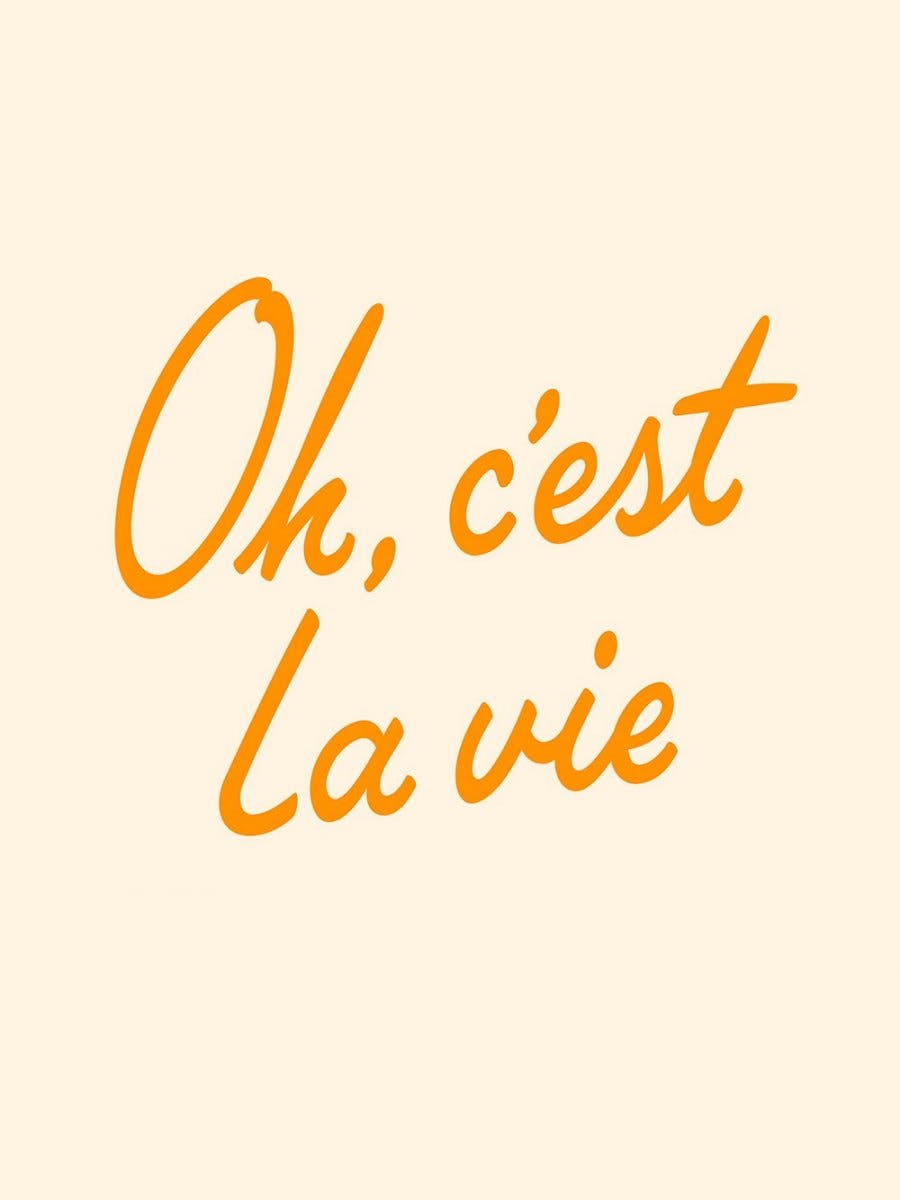Oh C'est La Vie Poster 0