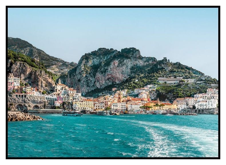 Krajobraz Amalfi - Plakat (30x40 cm) - Poster Store